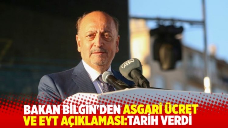 Bakan Bilginden Asgari Cret Ve Eyt A Klamas Aktifhaber