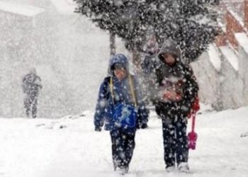 O illerde okullar tatil edildi