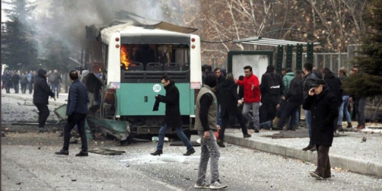 Kayseri’deki saldırı anı böyle görüntülendi!