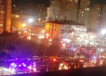 HDP binasında patlama