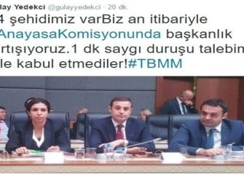 Şehide saygı duruşunu bile çok gördüler