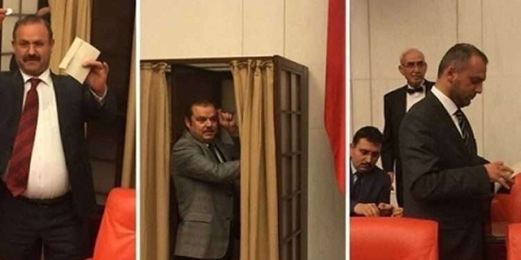 Partili cumhurbaşkanı da geçti