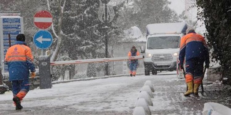 Karın adı yetti İstanbul’da trafik yaşanmadı