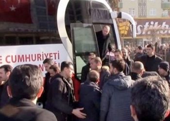 Erdoğan’ın konvoyunda kaza