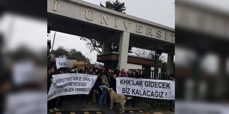 Boğaziçi Üniversitesi’nde ihraç eylemi!
