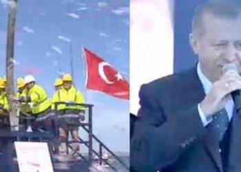 Erdoğan’dan 18 Mart anmalarında EVET şovu!