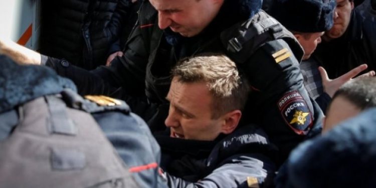 Rus anamuhalefet lideri gözaltına alındı