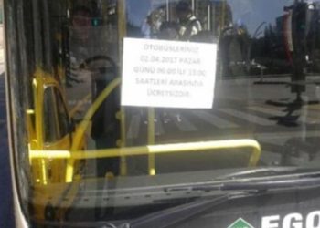 “Evet” mitingine bedava otobüs!