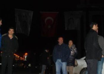 Hayır pankartı asanlara silahlı saldırı!