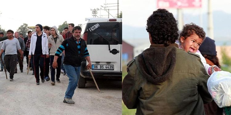 Suriyeli ailelerin çadırlarını yağmaladılar!