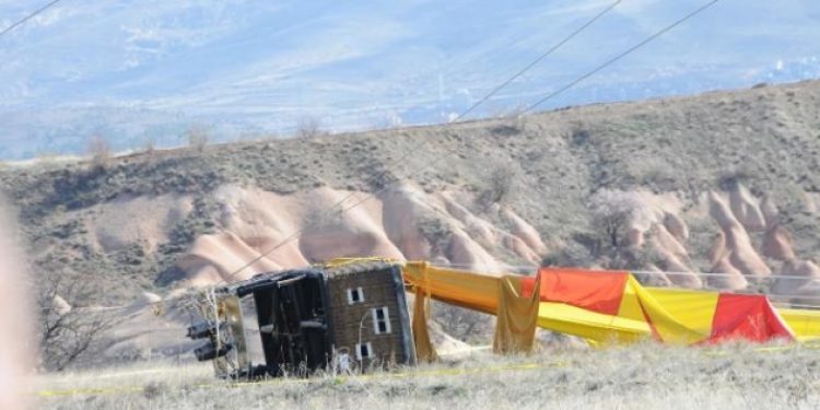 Kapadokya’daki balon kavga yüzünden mi düştü?