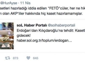 Çok çarpıcı “kaset” tweeti