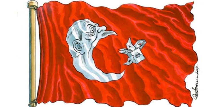 Dış basından karikatürlerle Türkiye’nin ‘başkanlık’ seçimi