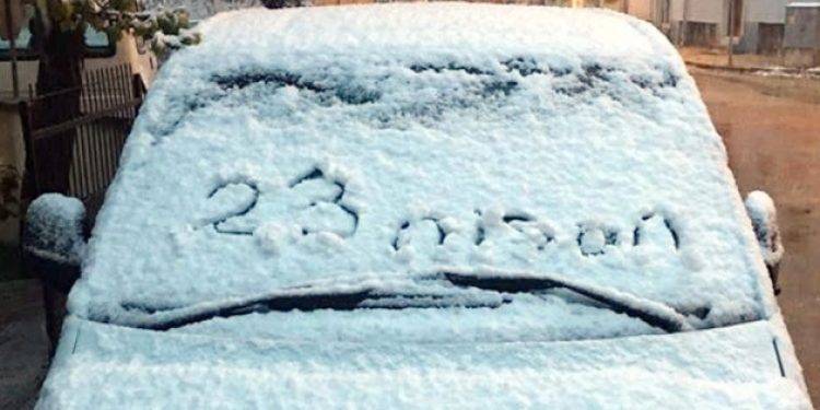 23 Nisan’da İçanadolu’da kar sürprizi