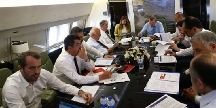 MHP’li vekiller Erdoğan’ın uçağında