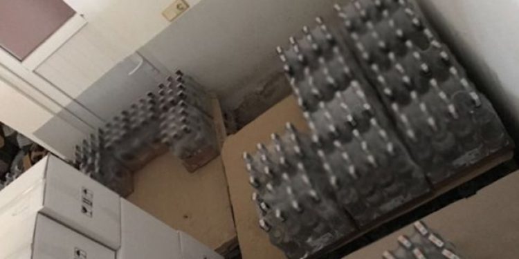 14 bin 500 sahte içki ele geçirildi