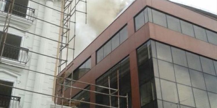 İçişleri Bakanlığı binasında yangın!