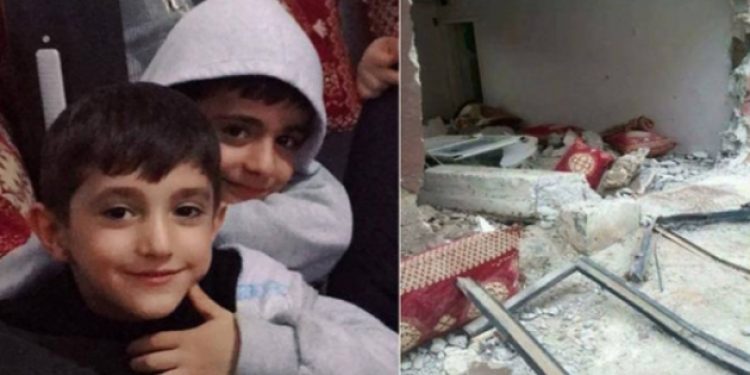 Silopi’de eve çarpan panzer iki çocuğu öldürdü