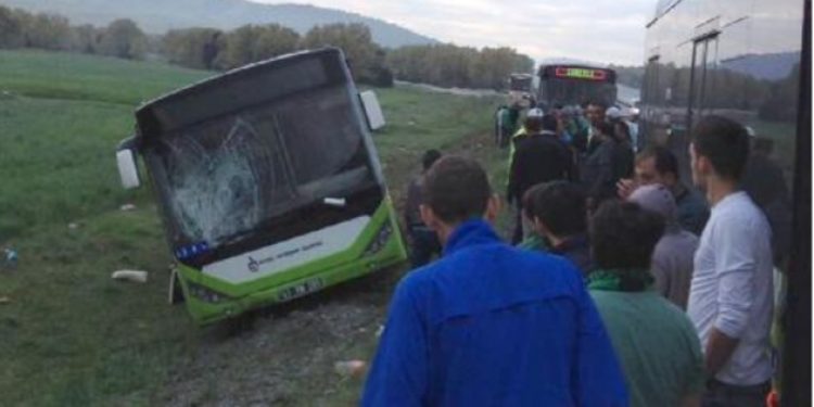Bir otobüs kazası daha