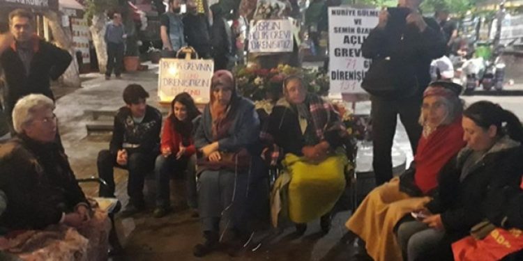 ​Nuriye Gülmen ve Semih Özakça’ya destek gösterisi yapanlara gözaltı