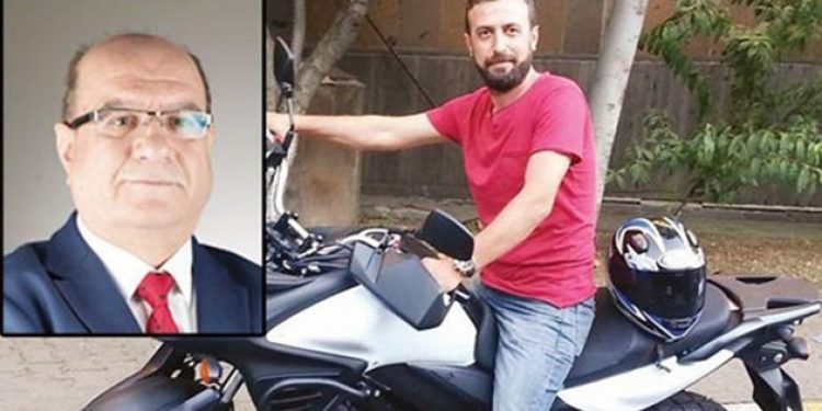 Katil damat motosikletiyle kaçmış