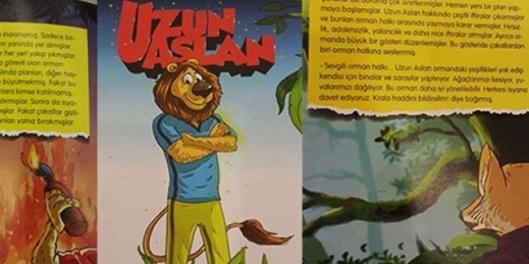 15 Temmuz, çocuk kitabında: “Uzun Aslan çakallara karşı”