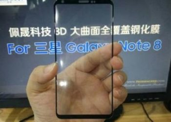 Galaxy Note 8’in ön yüzü böyle görüntülendi