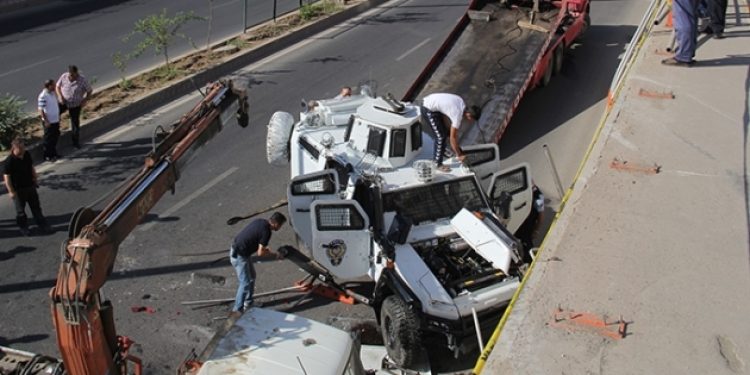 Yine zırhlı araç kazası