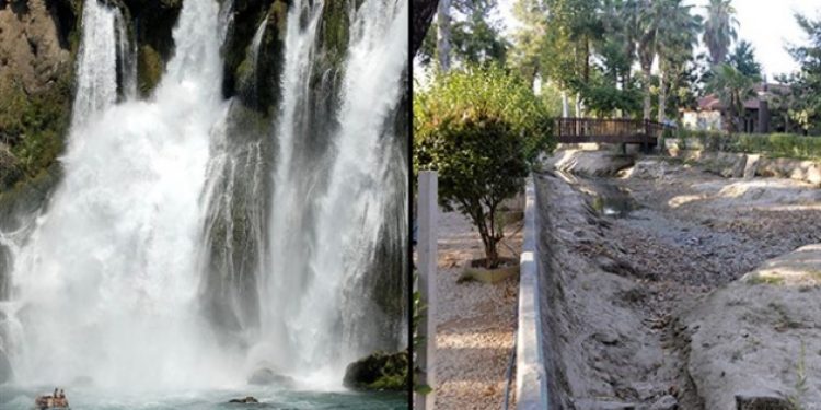 ​Düden Şelalesi HES nedeniyle kurudu