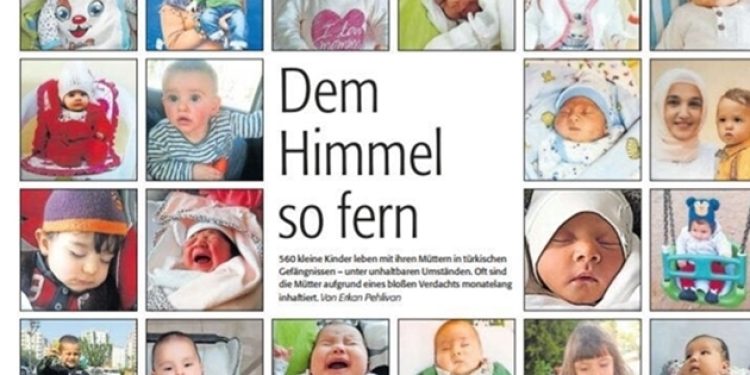 Alman Gazetesi tutuklu bebekleri haber yaptı
