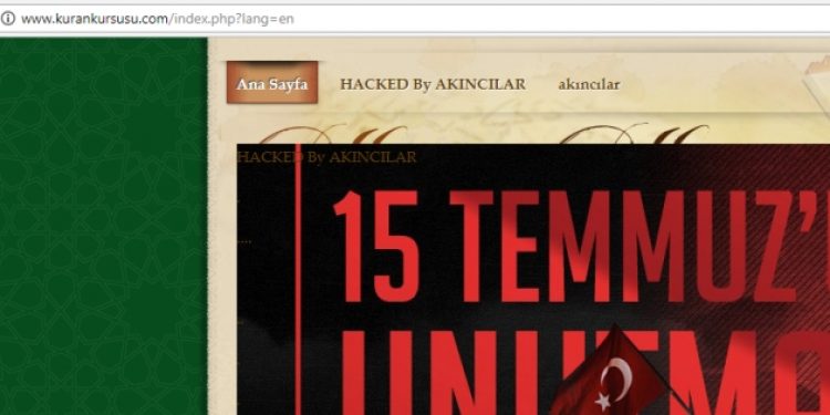 Aktrolller Kur’an sitesini hackledi