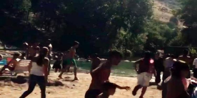 Pülümür çayında çatışma paniği