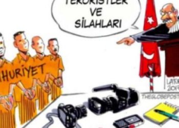 Brezilyalı çizer Carlos Latuff Cumhuriyet davasını çizdi!