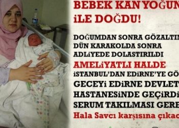Yeni doğum yapmış anneye büyük zulüm!