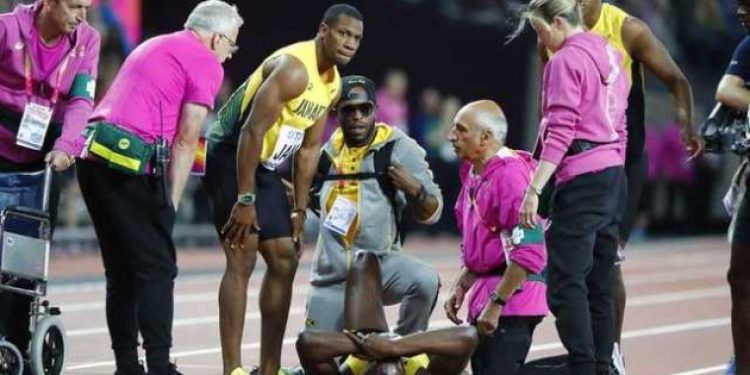 ‘Yenilmez’ sprinter Bolt, kariyerinin son yarışını tamamlayamadı