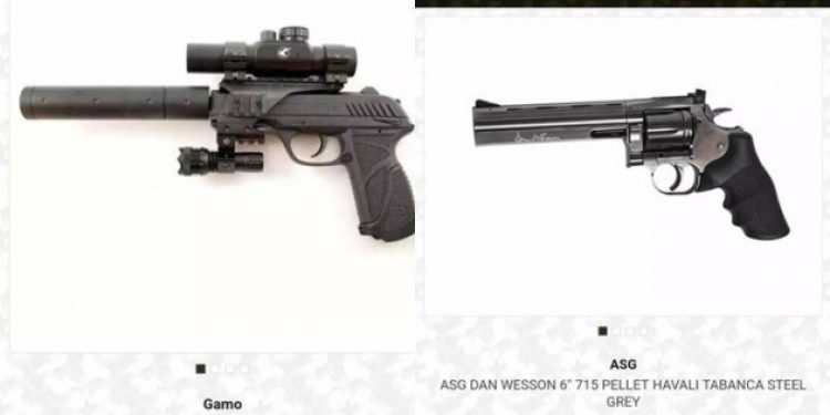 AA ve havuzdan skandal asparagas: Suikast silahı diye yayınladılar, havalı tabanca çıktı!