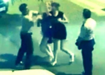 Tacize uğrayan kadınları döven polis tahliye edildi