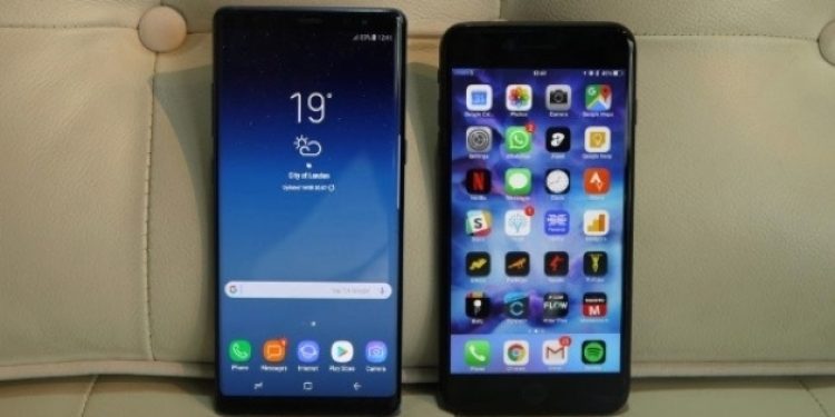 Note 8 ve İphone 7 Plus hız testinde!