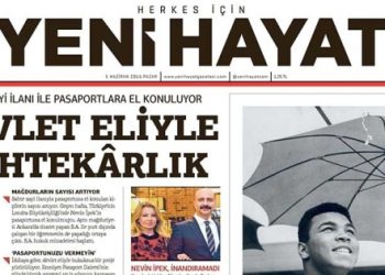 El koydukları gazeteler haraç mezat satışta
