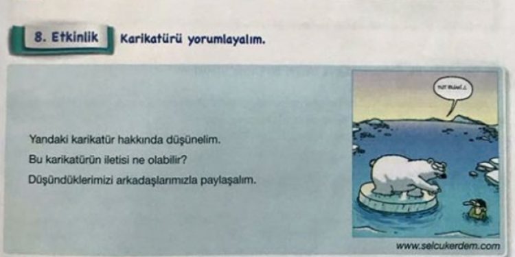 Ders kitaplarındaki rezalete böyle çözüm buldular! O sayfayı yırtacaklar