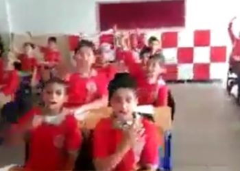 İlkokulda tuhaf görüntüler!