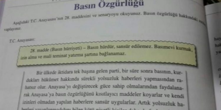 MEB’den “Basın özgürlüğü”ne toplatma kararı!
