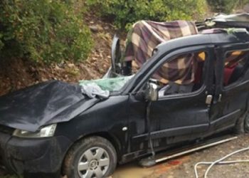 Artvin’de otomobilin üzerine kaya düştü: 3 ölü