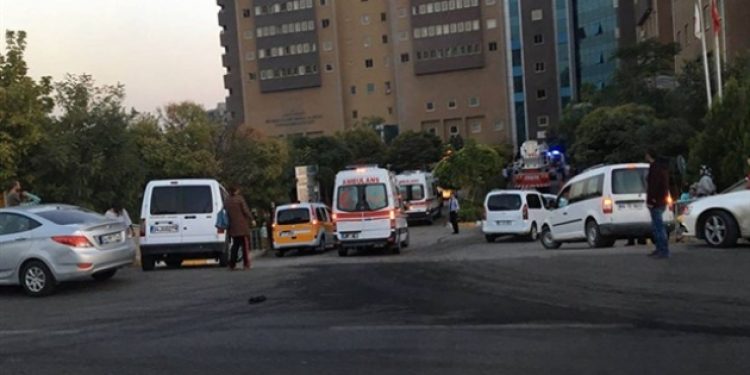 Diyarbakır’da hastanede yangın