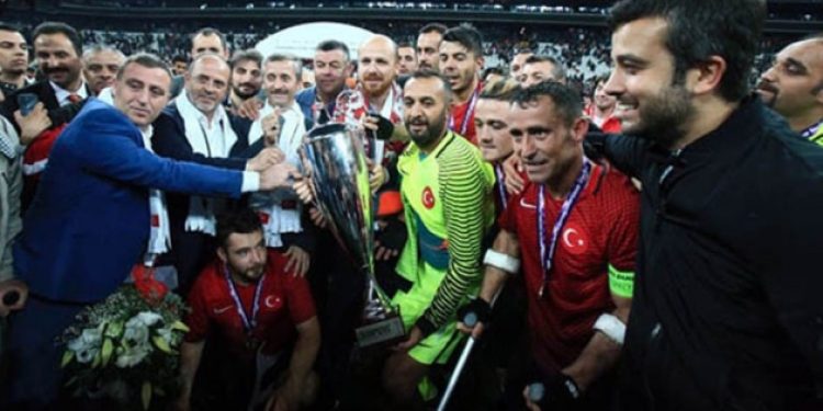 Ampute Milli Futbol Takımına verilecek ödül belli oldu