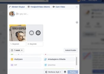 Facebook anket sistemini yeni arayüzüyle devreye soktu