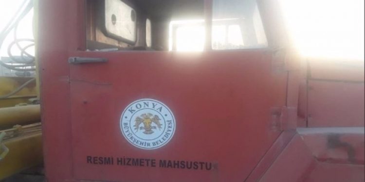 Konya belediyesinin aracı IŞİD’ın emrinde