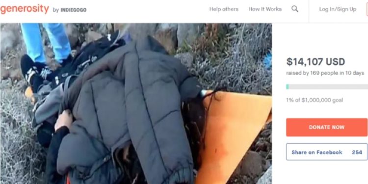 Mağdurlar için yardım kampanyası