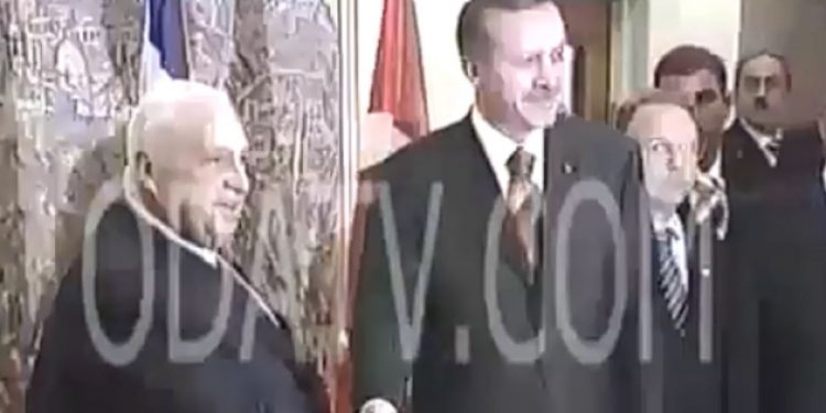 İsrailliler Erdoğan’ı ‘Yahudi Başkenti Kudüs’e hoşgeldiniz’ sözüyle karşılamışlar..