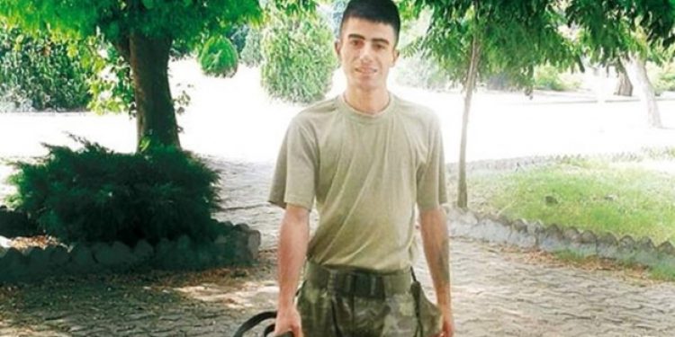 Başçavuşun miğferle dövdüğü asker son anlarında eşini anmış